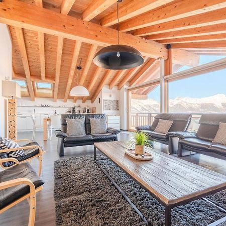 Ski Paradise Mountain & Luxe Apartments Veysonnaz ภายนอก รูปภาพ