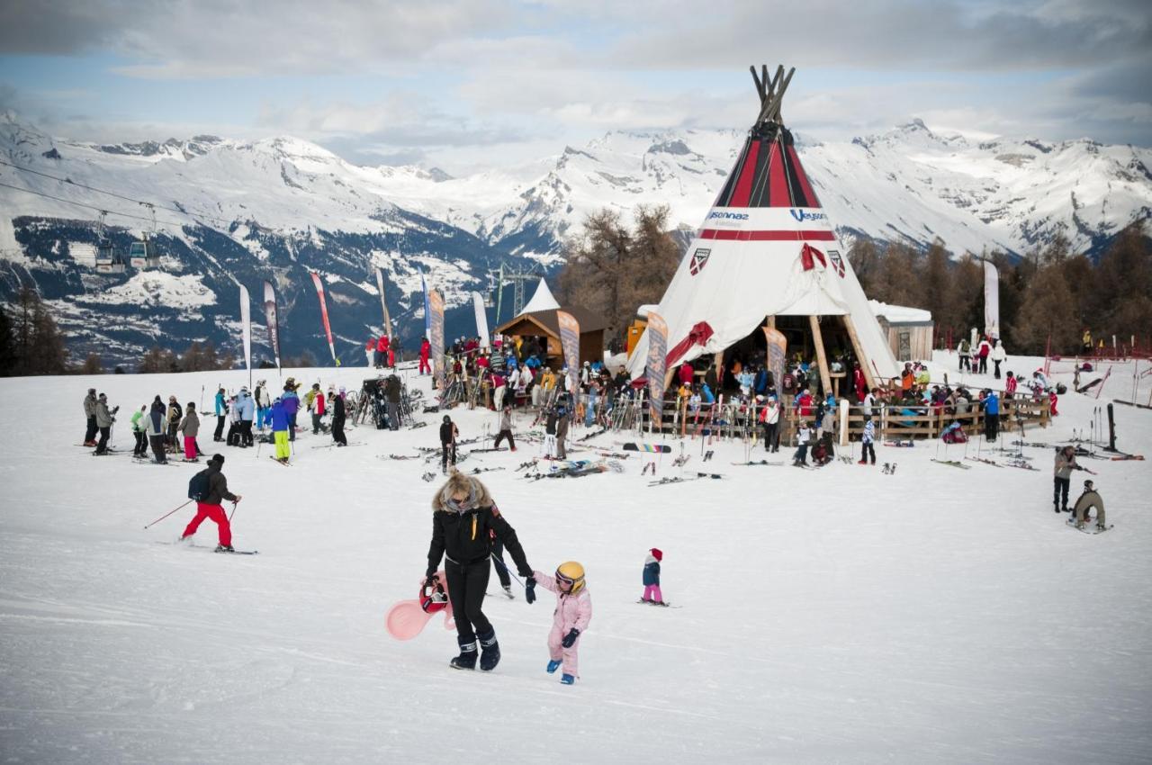 Ski Paradise Mountain & Luxe Apartments Veysonnaz ภายนอก รูปภาพ