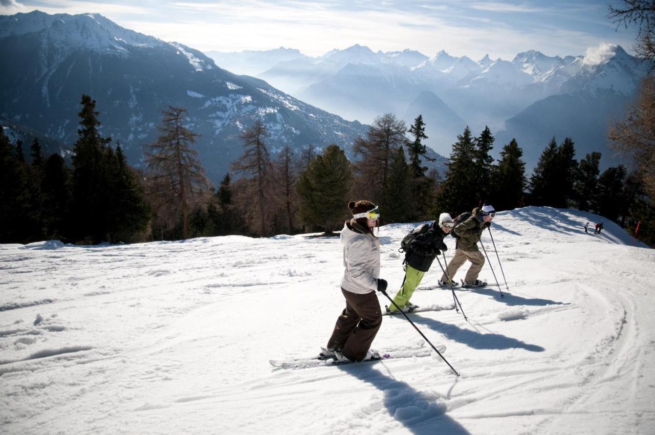 Ski Paradise Mountain & Luxe Apartments Veysonnaz ภายนอก รูปภาพ
