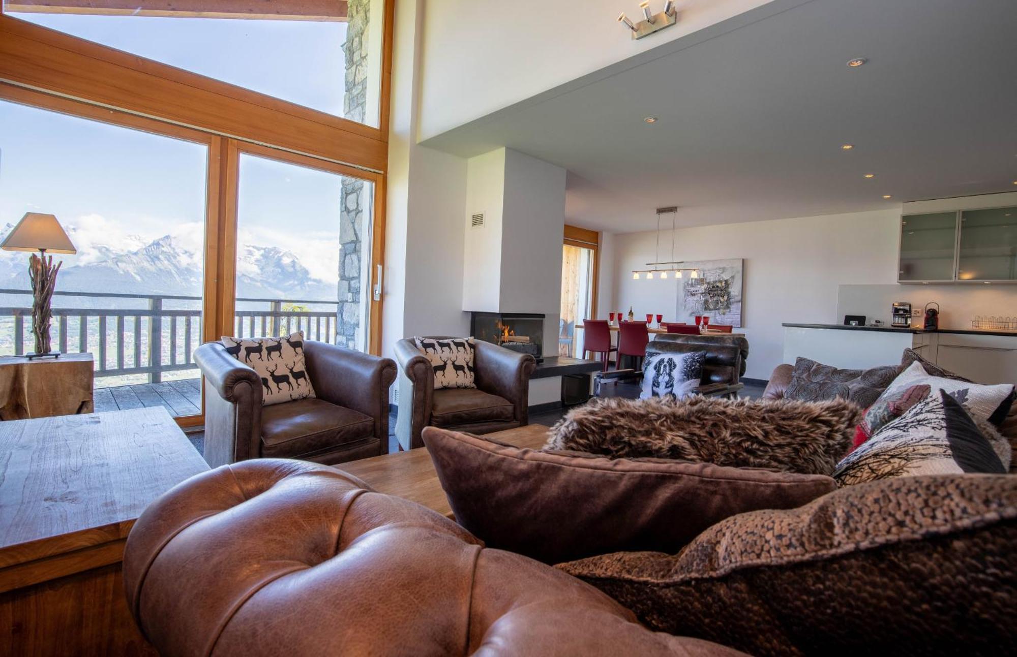 Ski Paradise Mountain & Luxe Apartments Veysonnaz ภายนอก รูปภาพ
