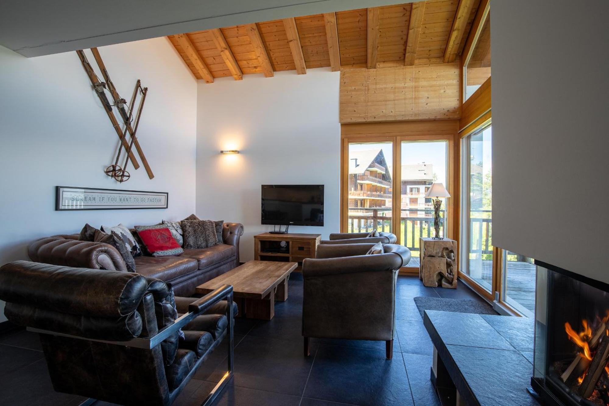 Ski Paradise Mountain & Luxe Apartments Veysonnaz ภายนอก รูปภาพ