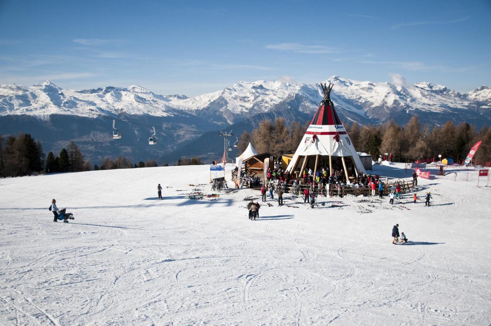 Ski Paradise Mountain & Luxe Apartments Veysonnaz ภายนอก รูปภาพ
