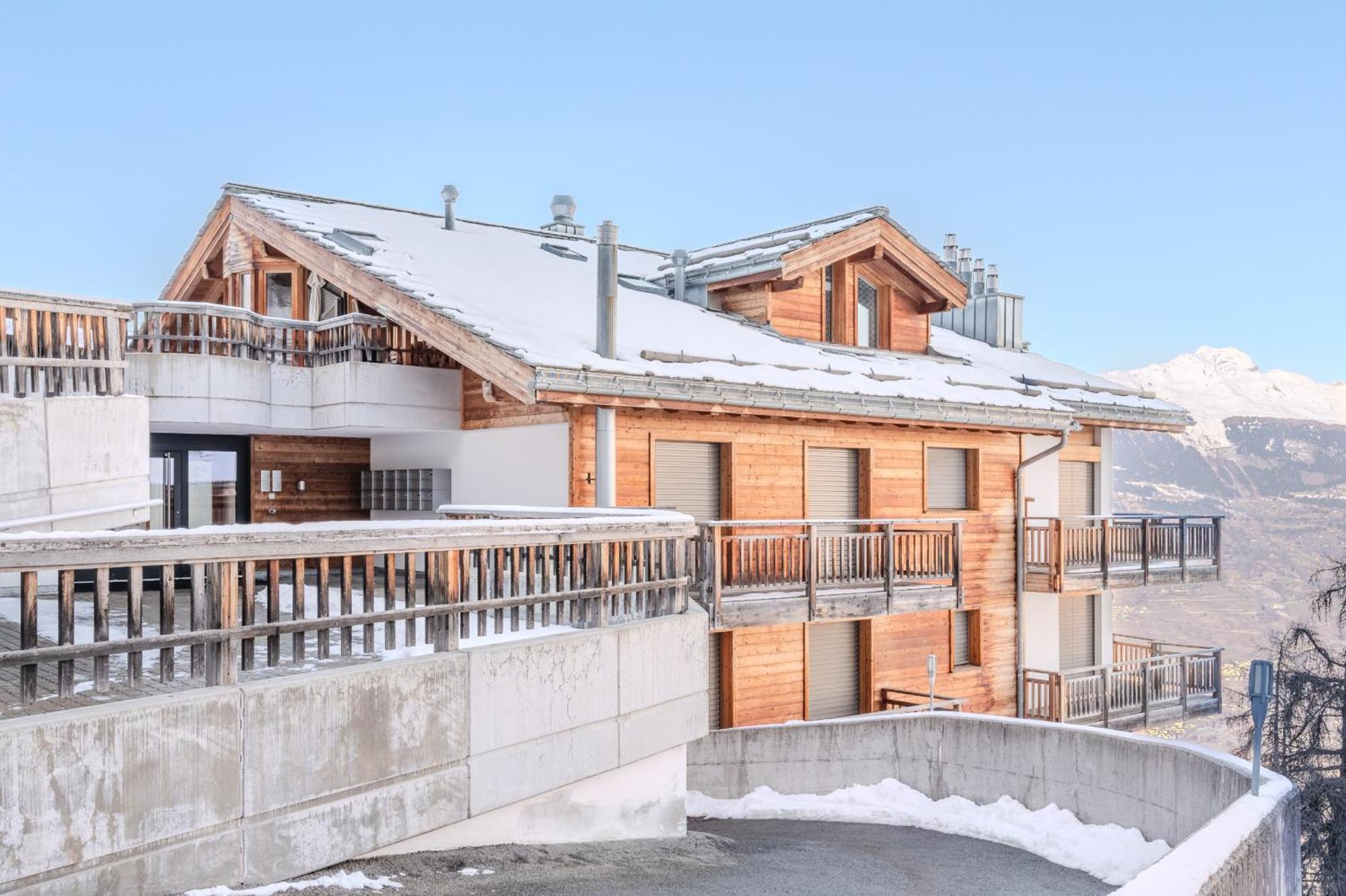 Ski Paradise Mountain & Luxe Apartments Veysonnaz ภายนอก รูปภาพ