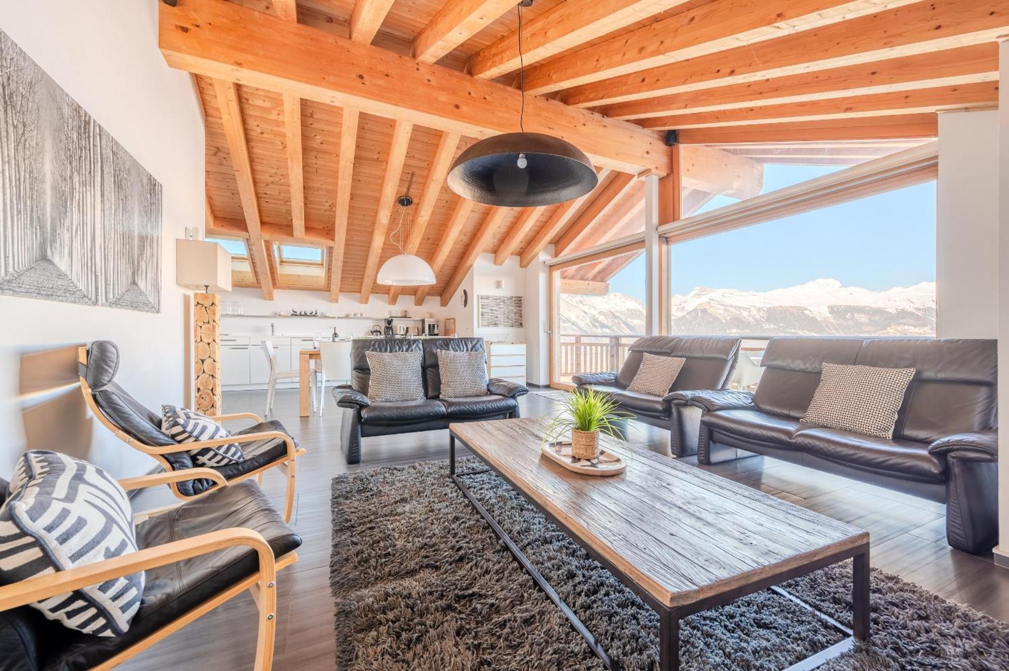 Ski Paradise Mountain & Luxe Apartments Veysonnaz ภายนอก รูปภาพ