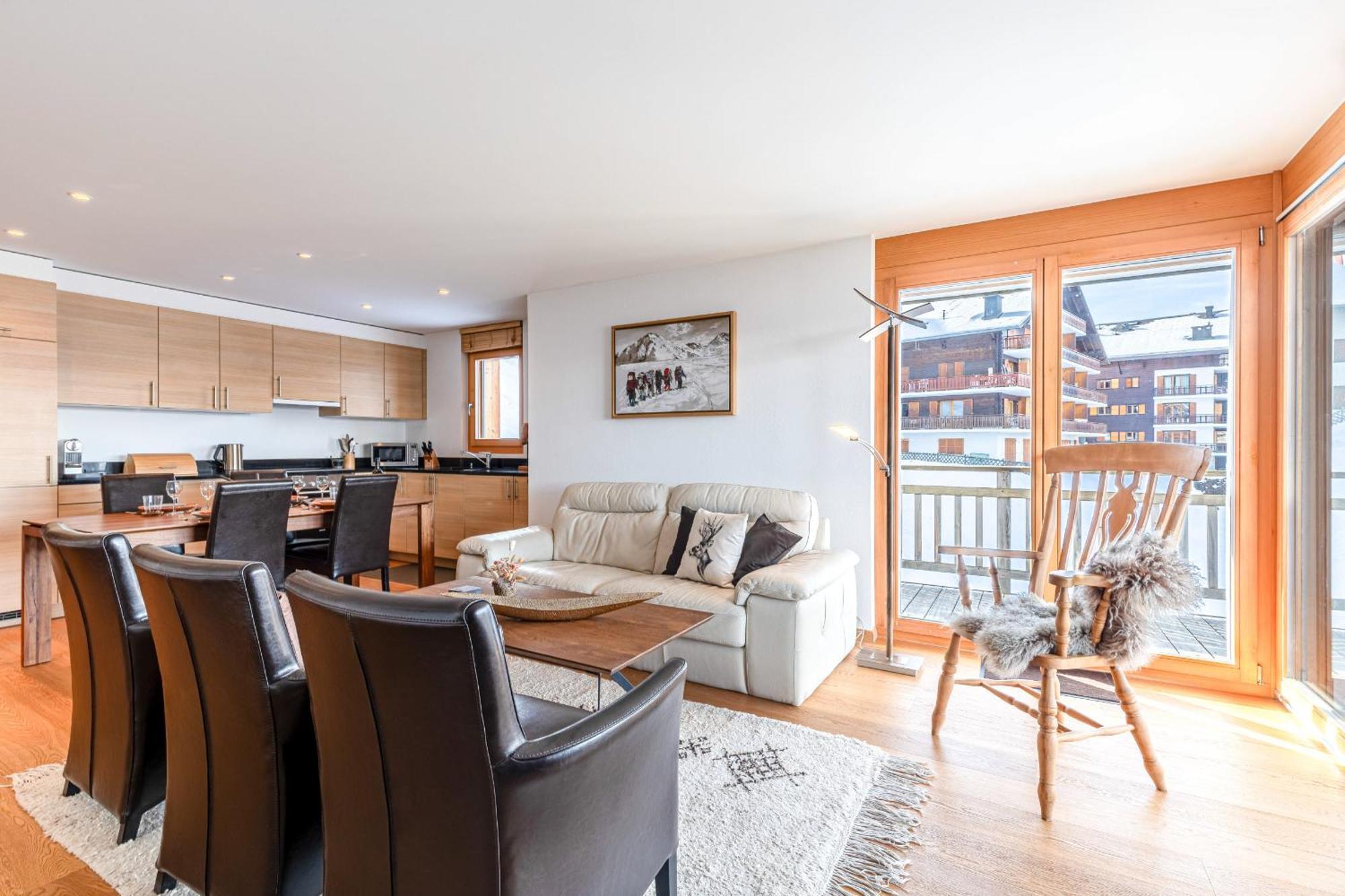 Ski Paradise Mountain & Luxe Apartments Veysonnaz ภายนอก รูปภาพ
