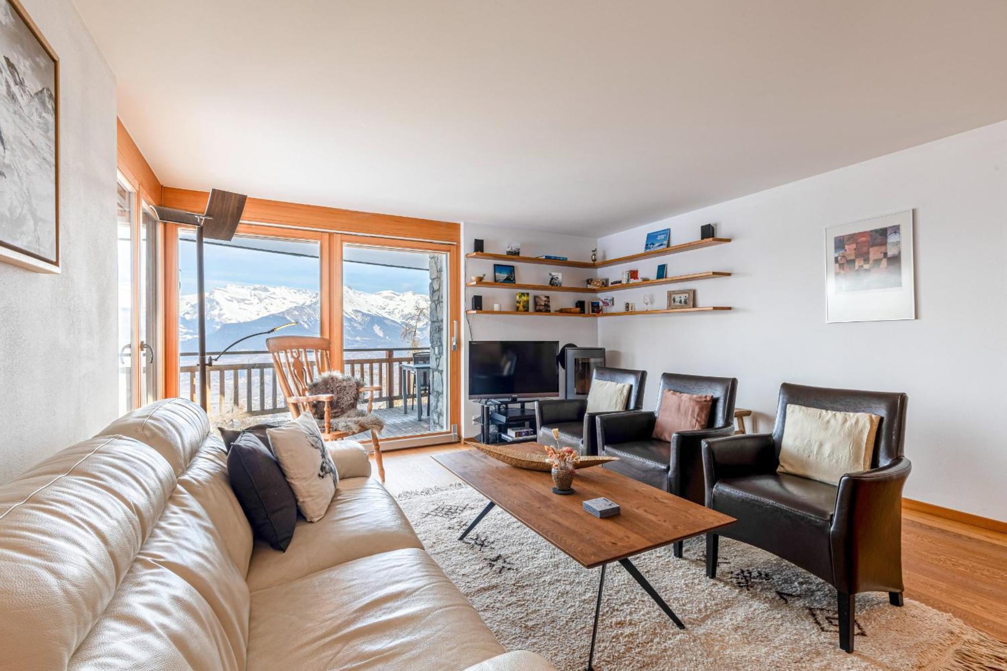 Ski Paradise Mountain & Luxe Apartments Veysonnaz ภายนอก รูปภาพ