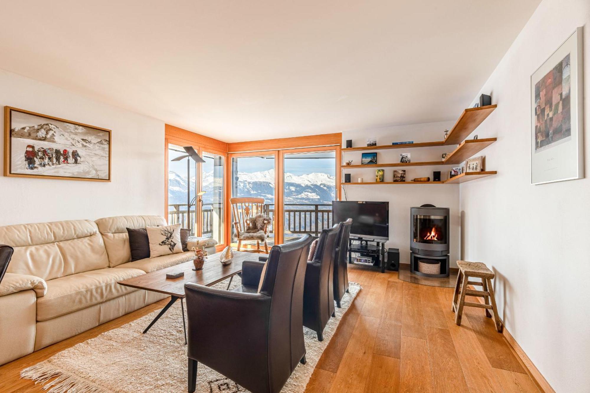 Ski Paradise Mountain & Luxe Apartments Veysonnaz ภายนอก รูปภาพ
